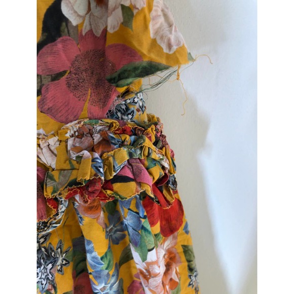 Nicholas Prairie Dress Smocked Floral Multicolor 18 - Picture 8 of 14